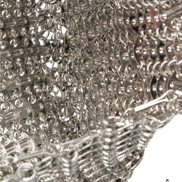 Paco Rabanne Iconic 1969 Silver Chainmail Shoulder Bag - Picture 6 of 8
